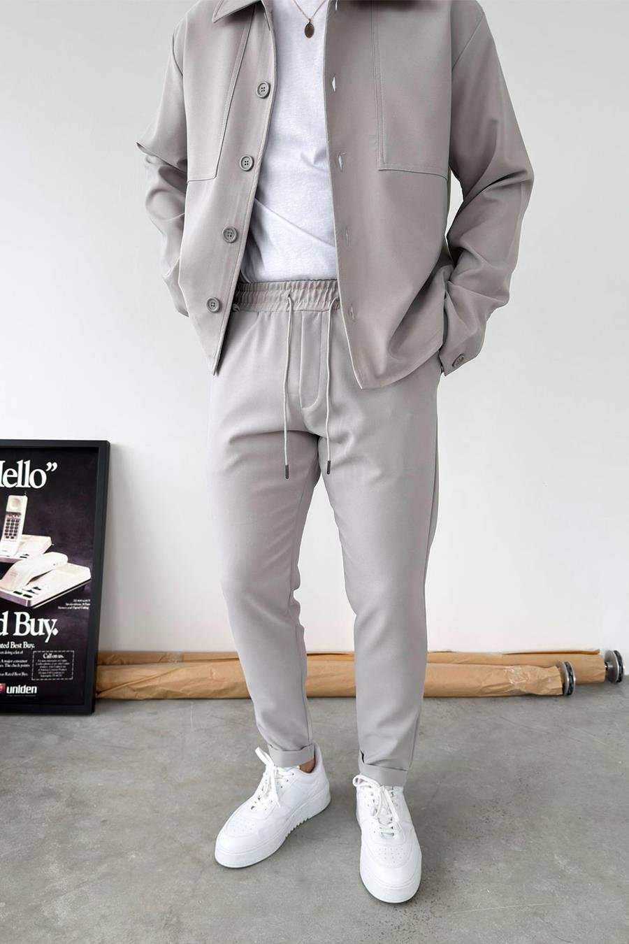 Taş Basic Beli Lastikli Jogger Pantolon