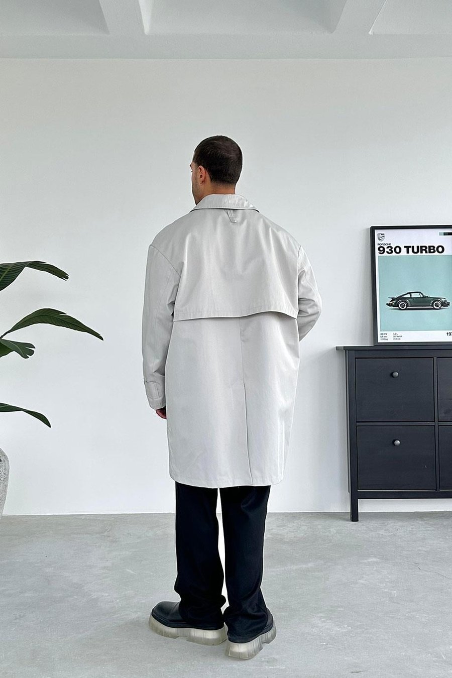Taş Basic Oversize Trençkot