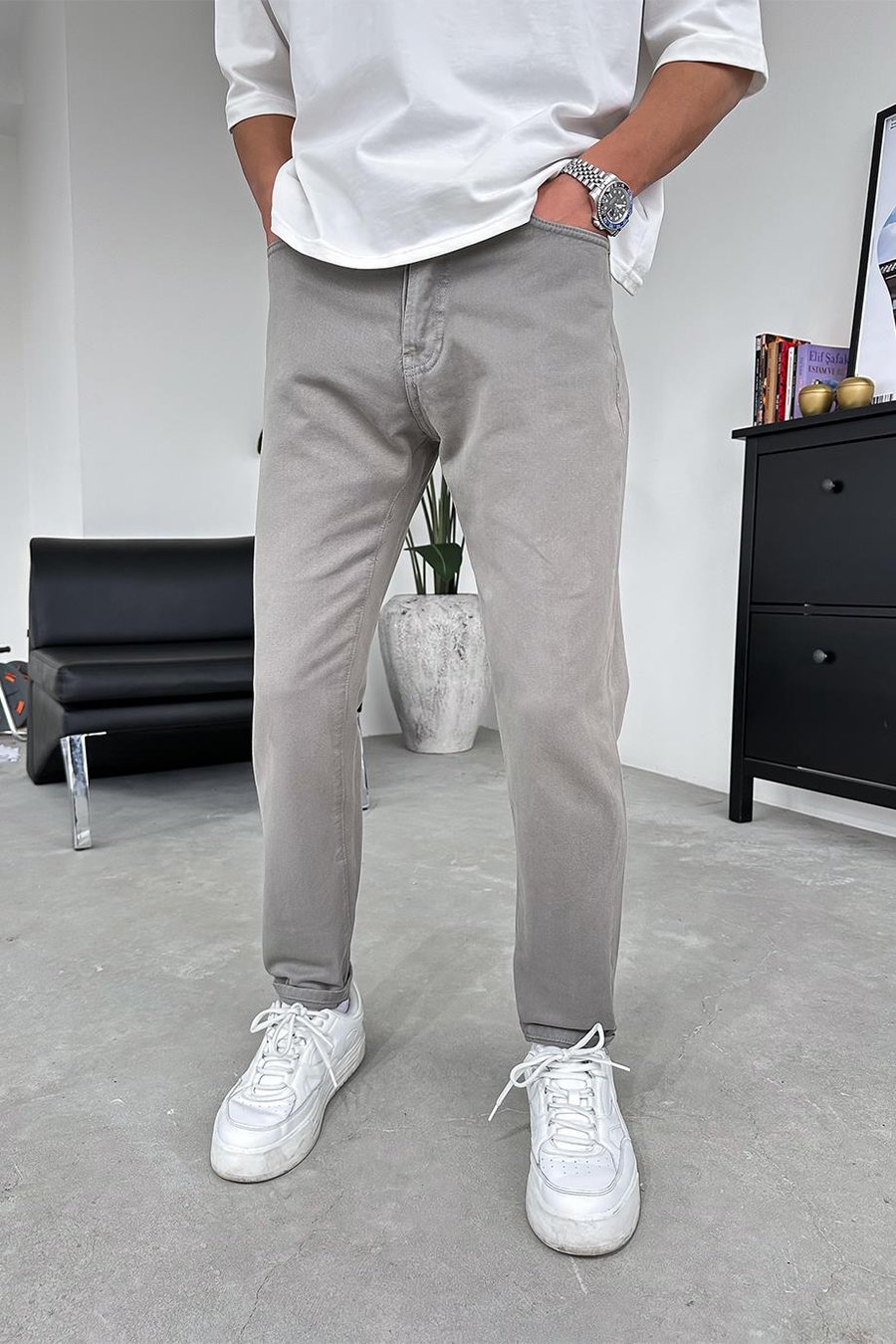 Toprak Basic Açık Toprak Grg Boyfriend Pantolon