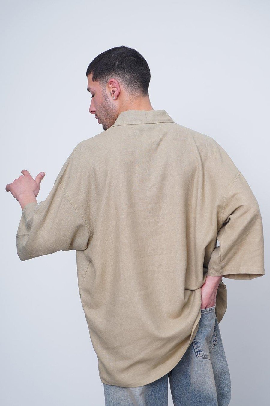 Toprak Basic Yarım Kollu 1B CH Oversize Gömlek