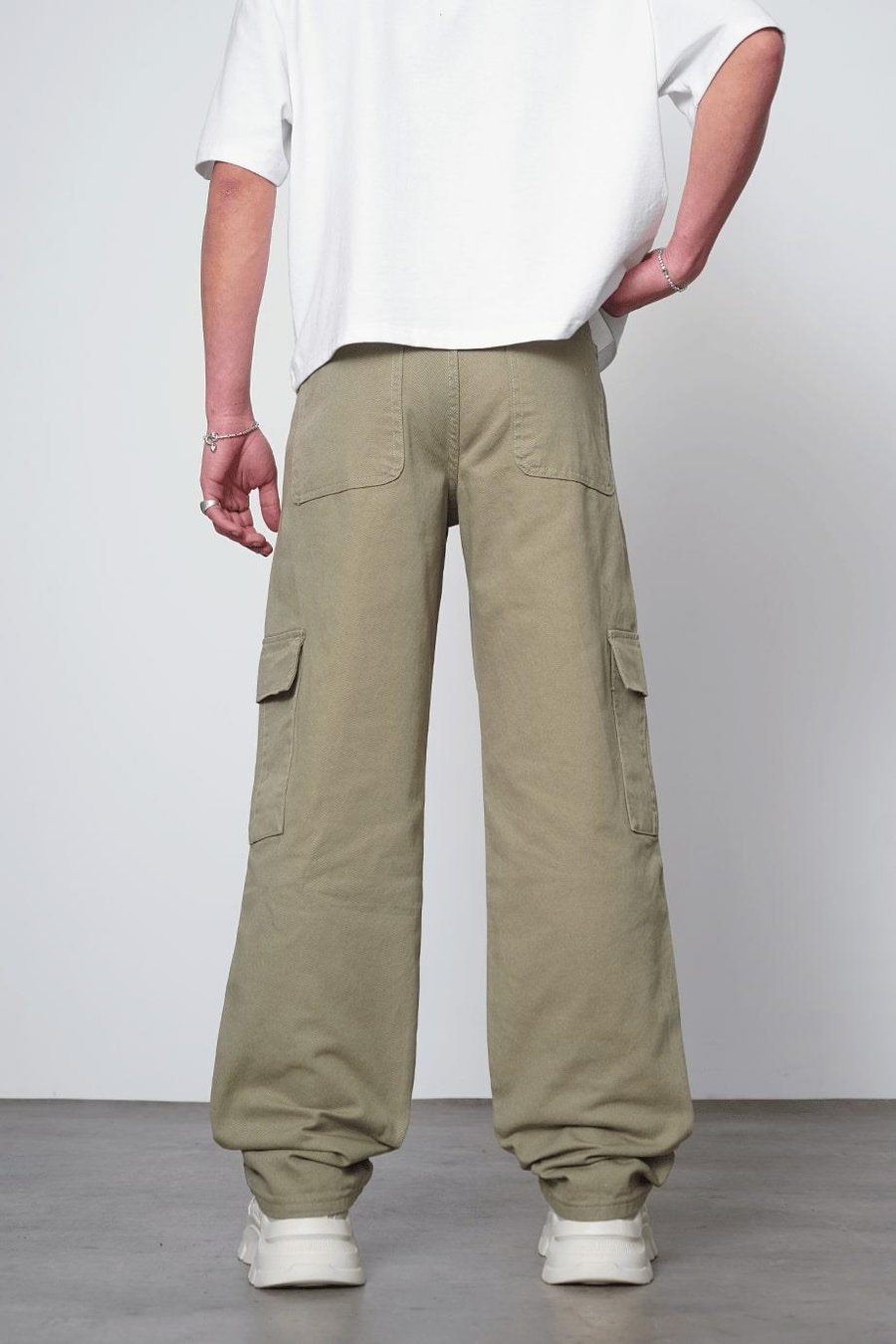 Yeşil Kargo Cepli V7 DL Baggy Pantolon