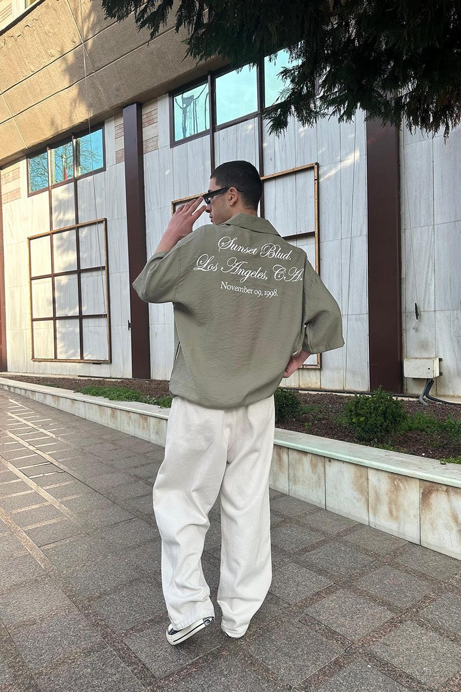 Yeşil Sunsed Blud  PH Oversize Gömlek