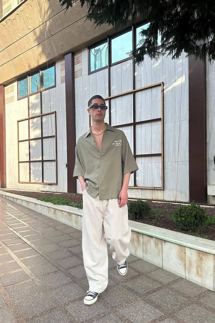 Yeşil Sunsed Blud  PH Oversize Gömlek