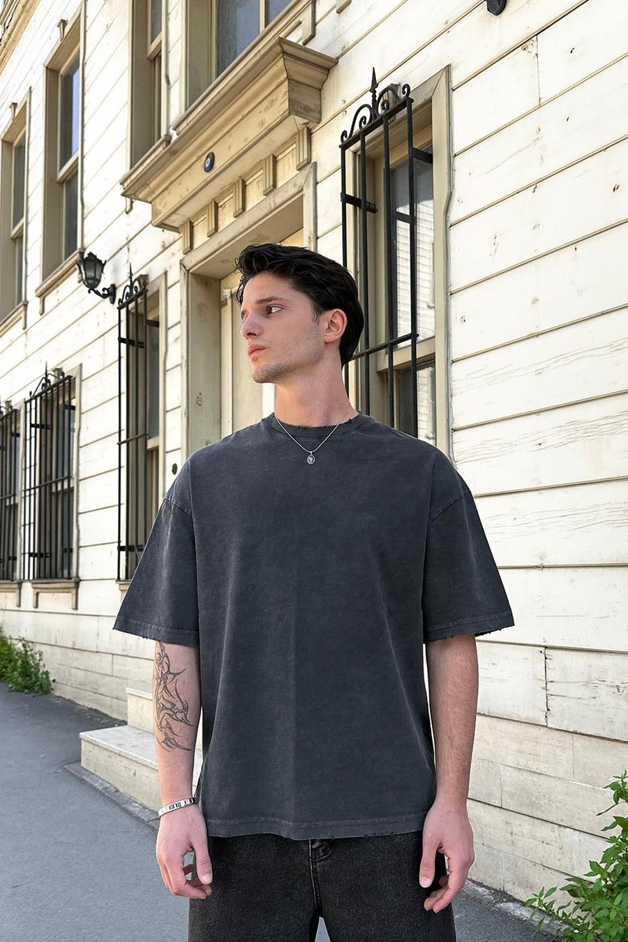 Acid Wash Acid Wash Basic 1Z EE Oversize Tişört