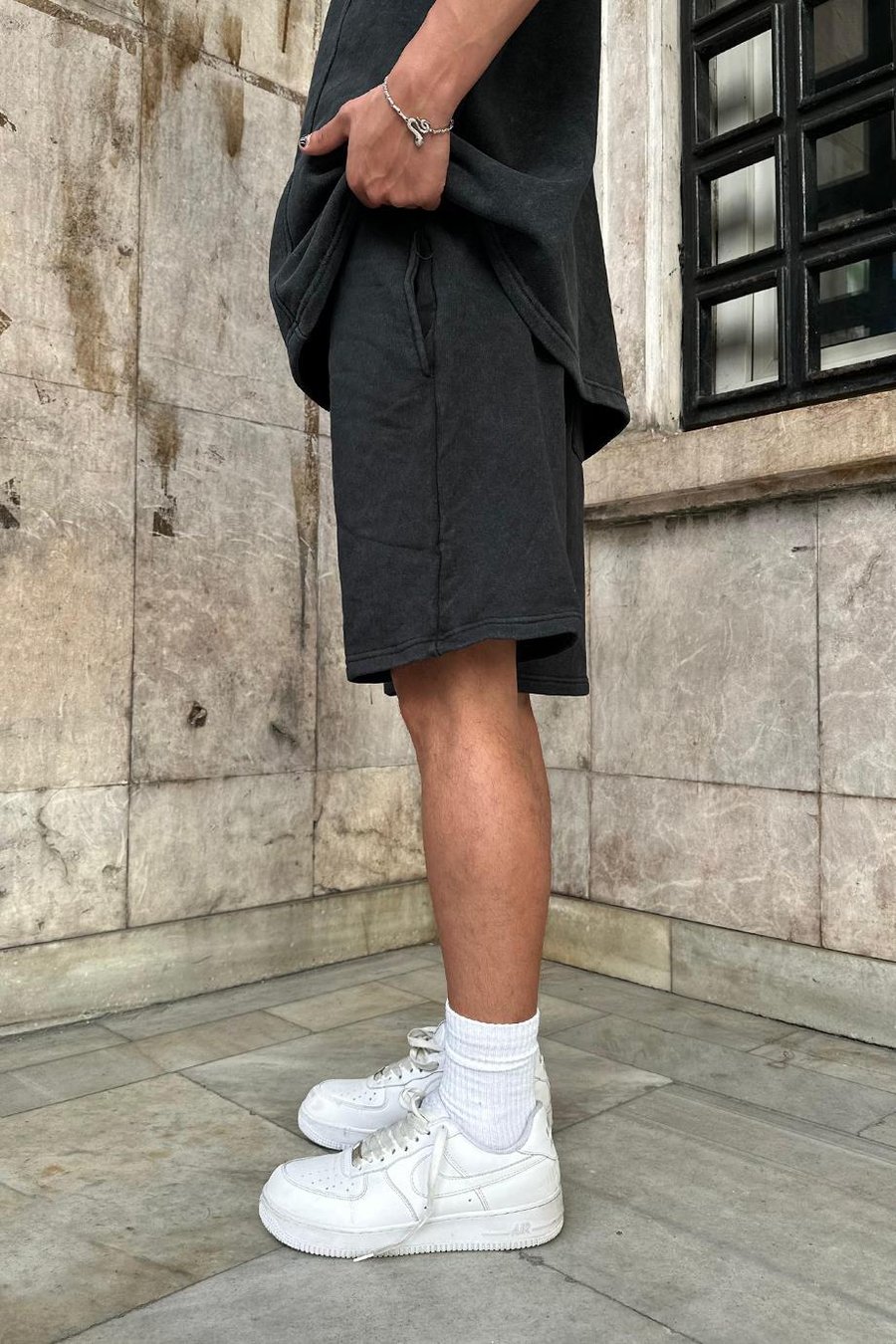 Acid Wash Basic E9 Relaxed Fit Şort