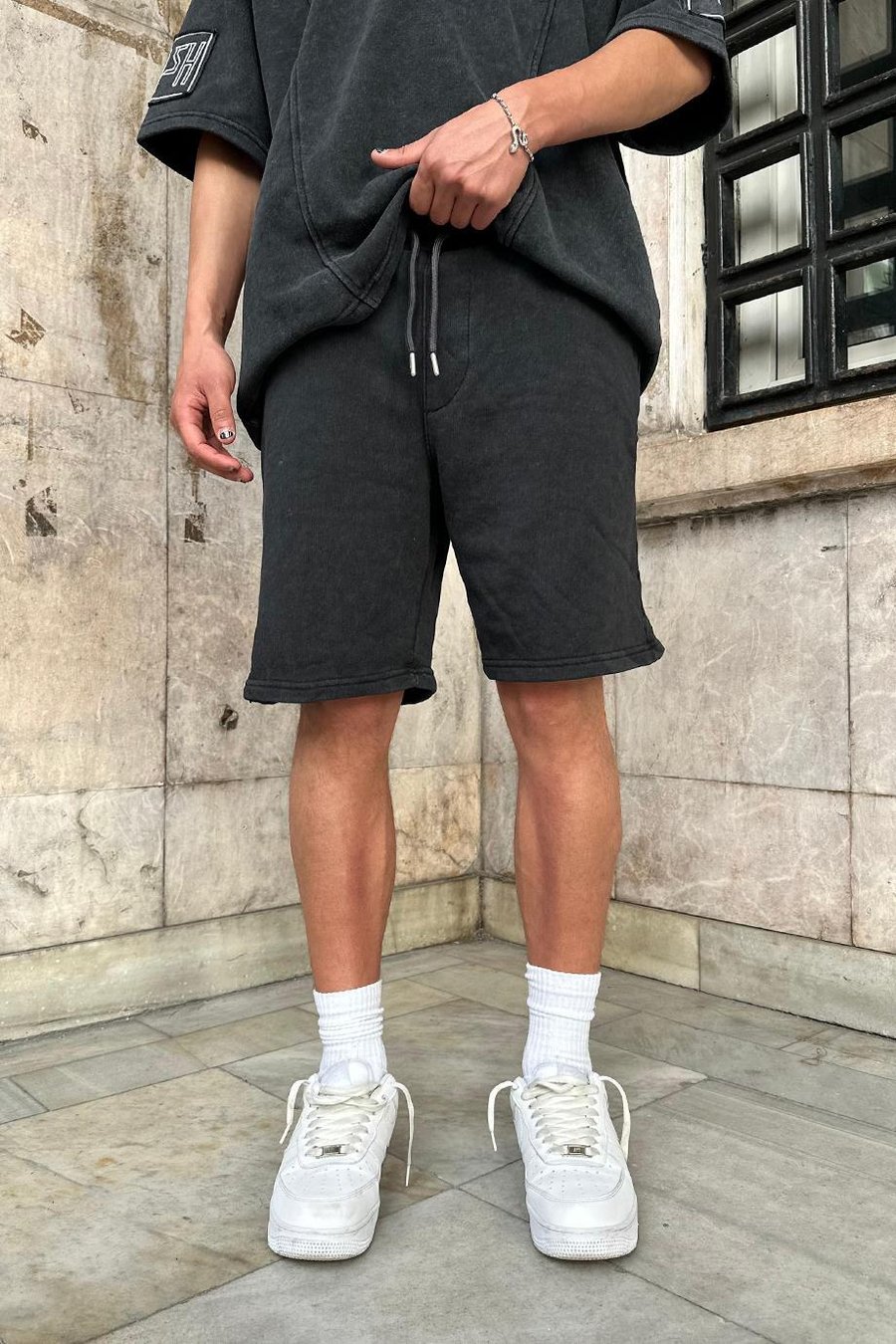 Acid Wash Basic E9 Relaxed Fit Şort