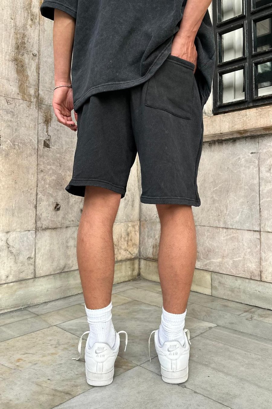 Acid Wash Basic E9 Relaxed Fit Şort