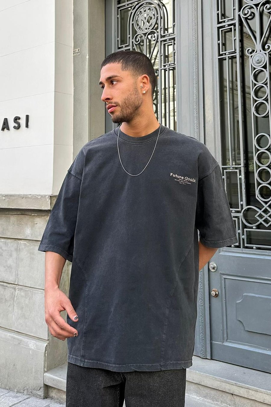 Acid Wash Real Future PH Oversize Tişört
