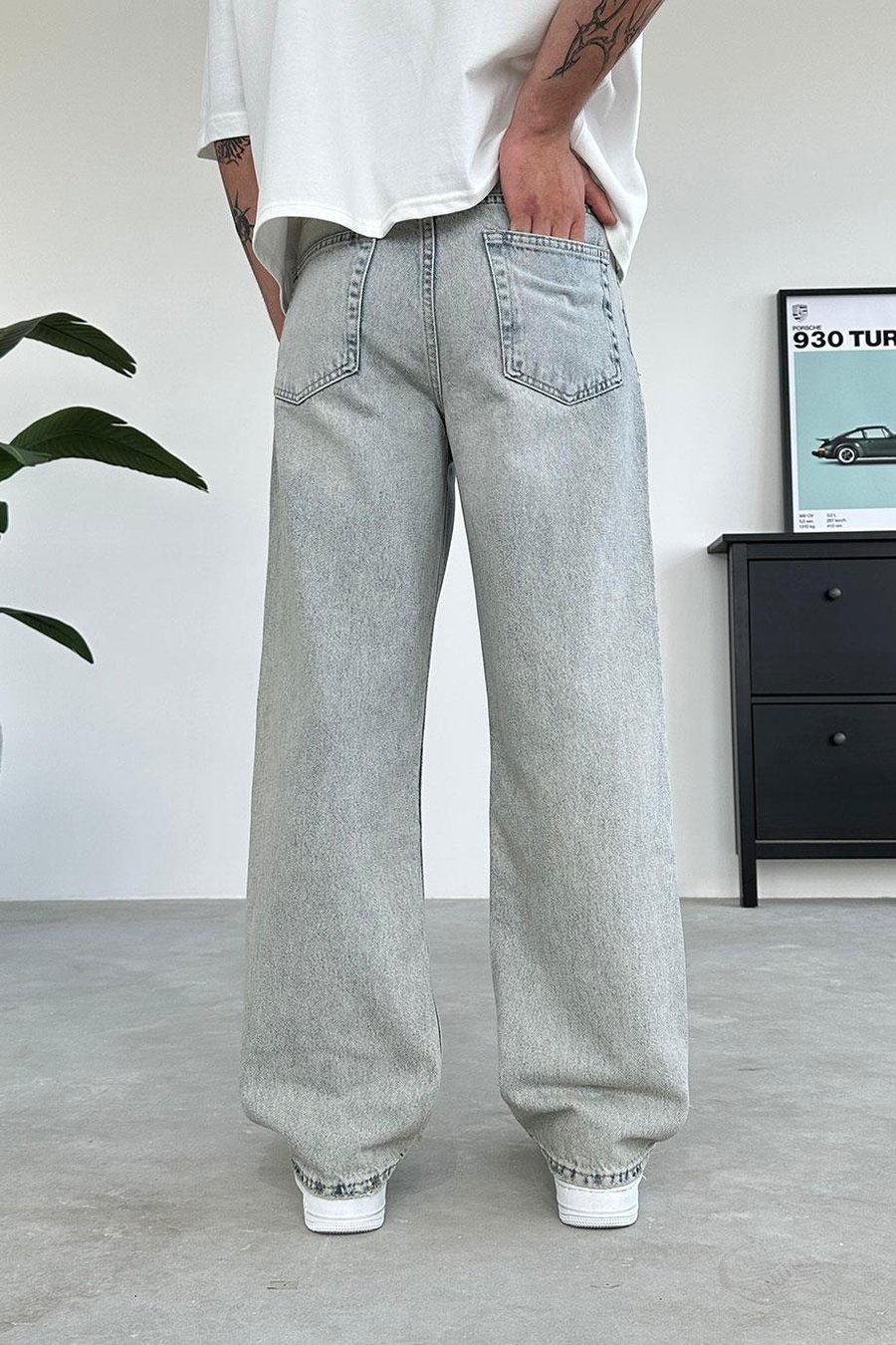 Açık Buz Mavi Basic Regular Fit Pantolon