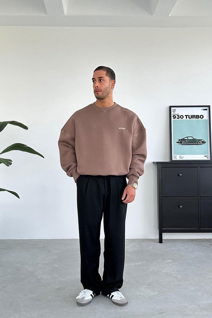 Açık Kahve Studios Creative Oversize Sweat