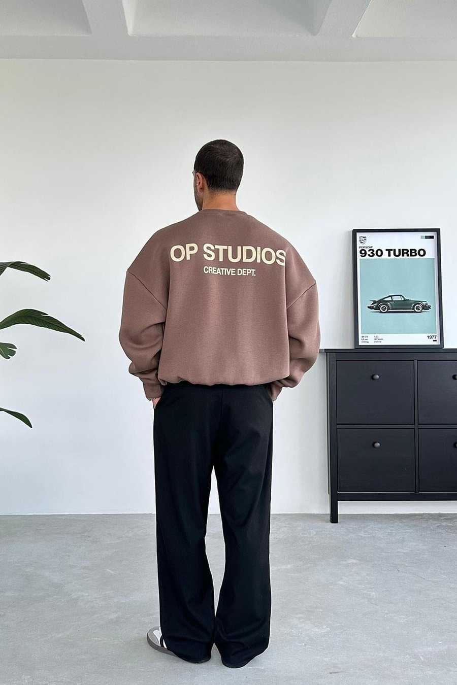 Açık Kahve Studios Creative Oversize Sweat