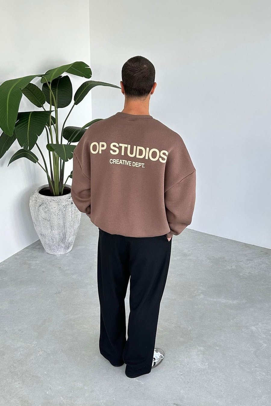 Açık Kahve Studios Creative Oversize Sweat