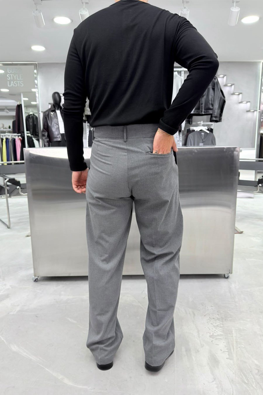 Antrasit Basic Premium Kumaş Pantolon