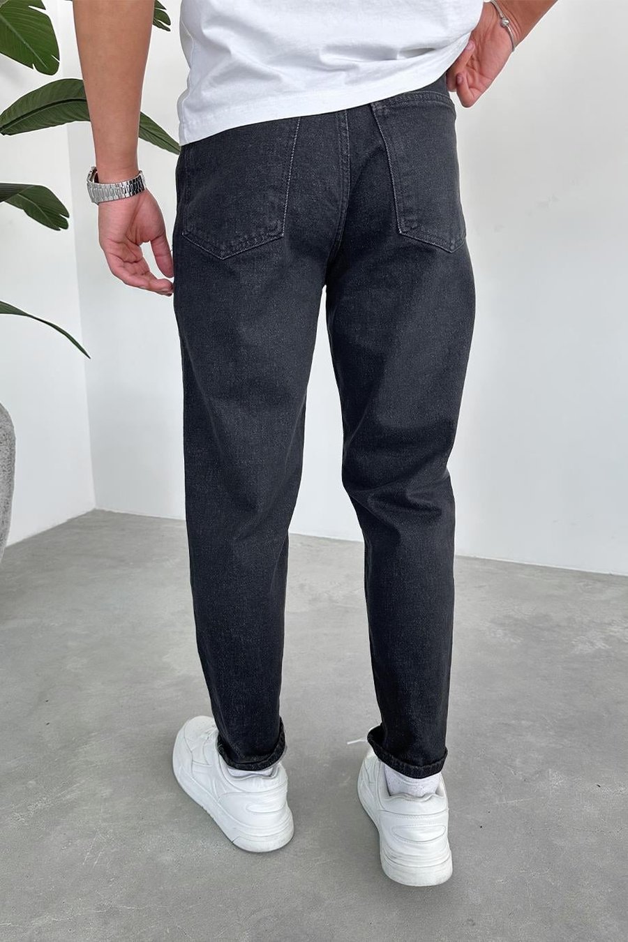 Antrasit Basic Regular Pantolon