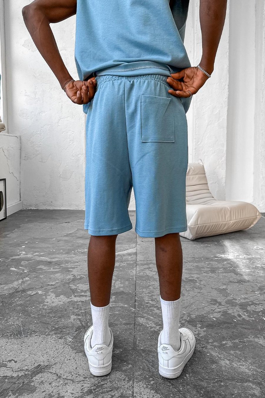 Bebe Mavisi Cozy Premium Basic Şort