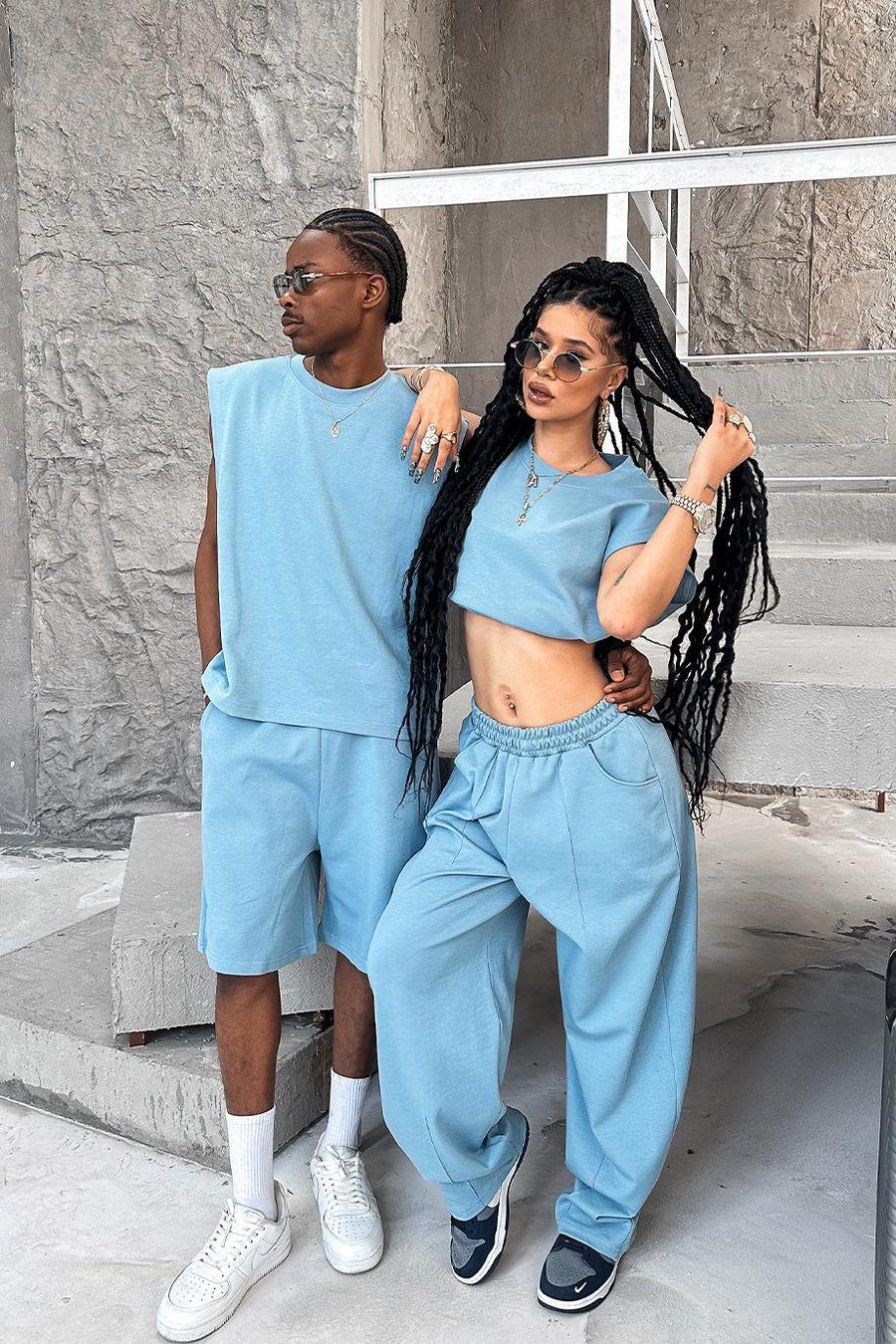 Bebe Mavisi Cozy Premium Basic Şort