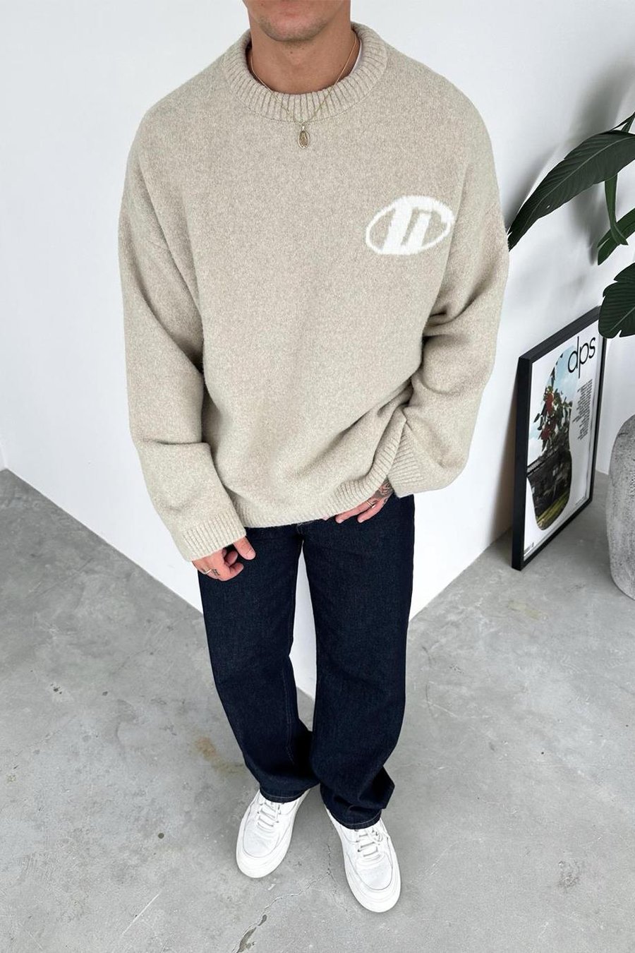 Bej Soft Premium Oversize Kazak