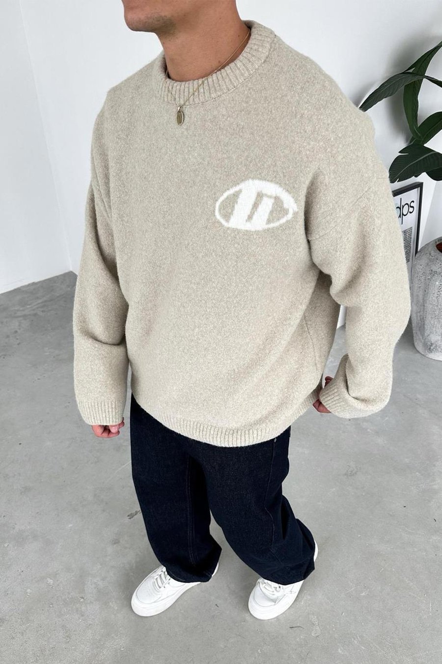 Bej Soft Premium Oversize Kazak