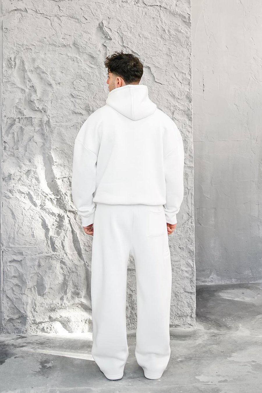 Beyaz Cozy Basic Oversize Sweatshirt