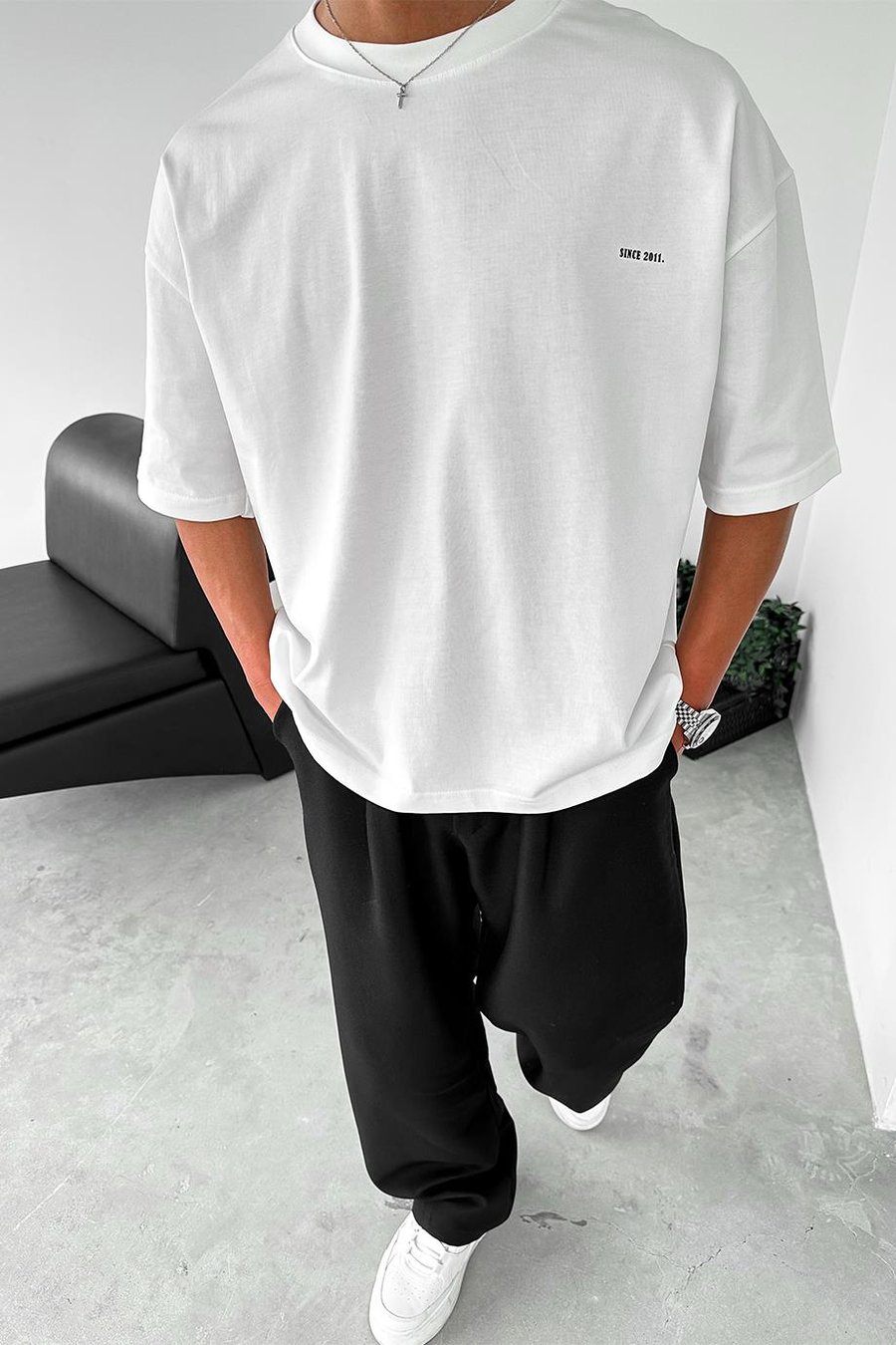 Beyaz Goodfornothing OUTPLENTY PREMİUM Oversize Tişört