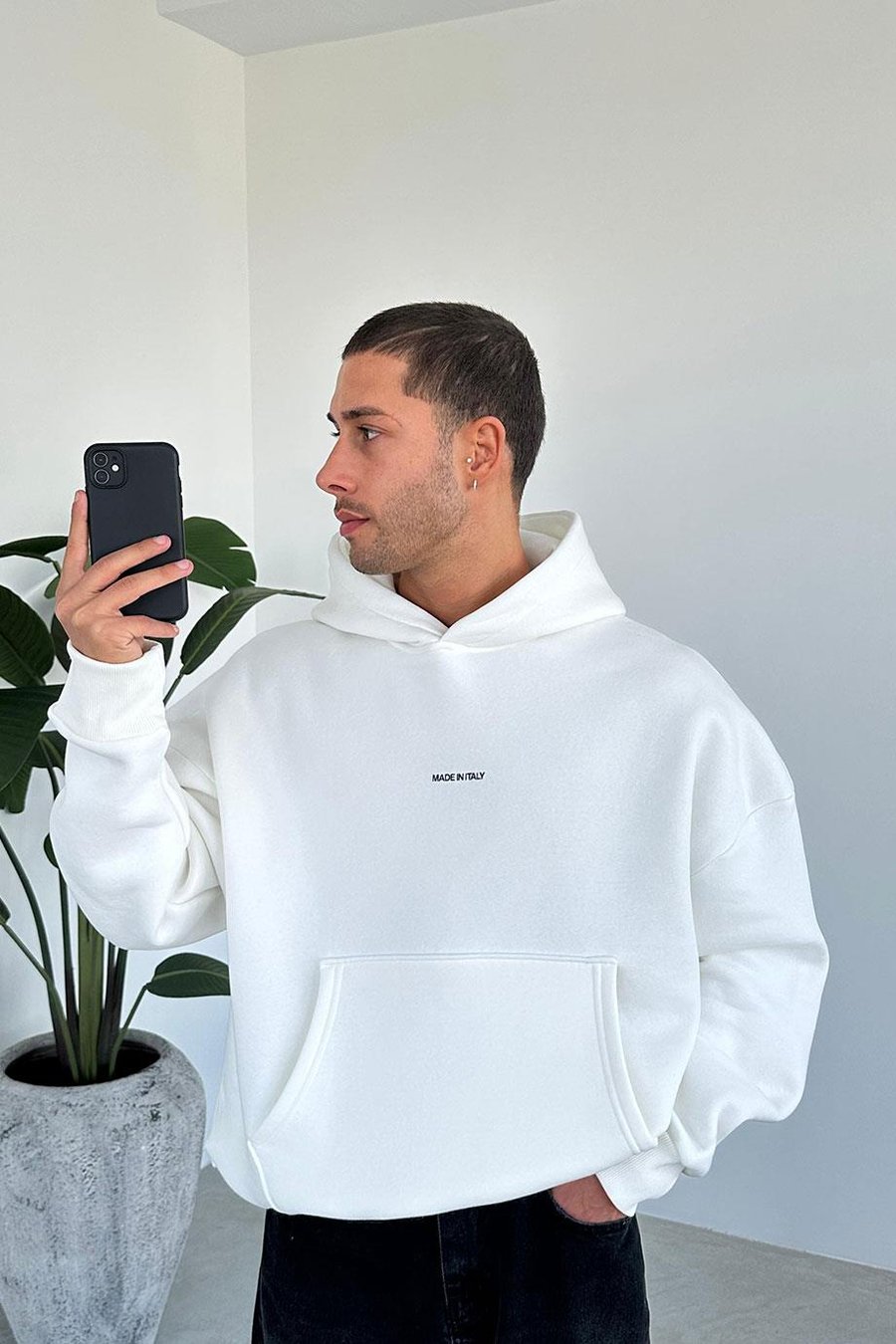 Beyaz Kartell Oversize Sweatshirt