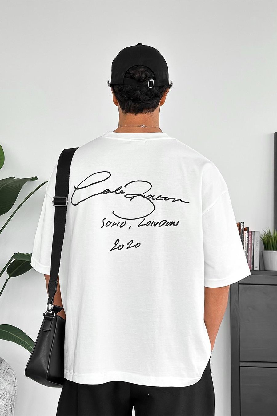 Beyaz Solio OUTPLENTY PREMİUM Oversize Tişört