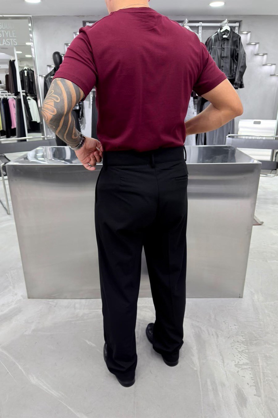 Bordo Basic Premium Regular Tişört