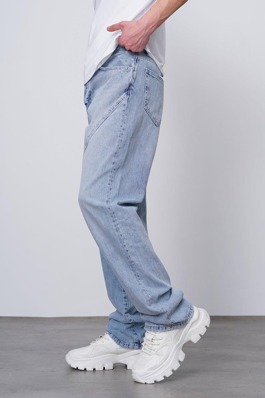 dokulu mavi Dokulu Mavi Tasarım 08L GD Baggy Pantolon