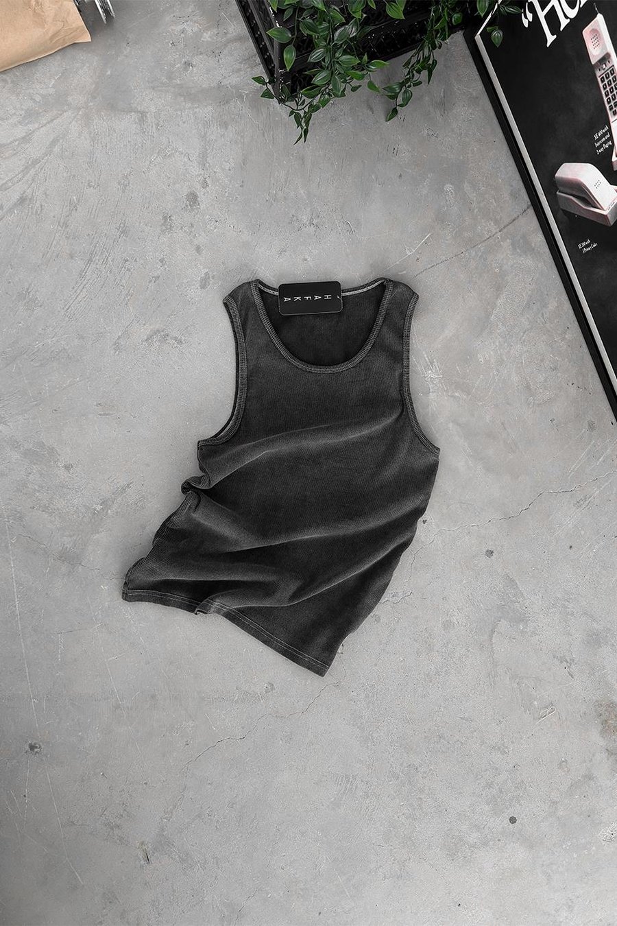 Füme Acid Wash Fitilli Atlet