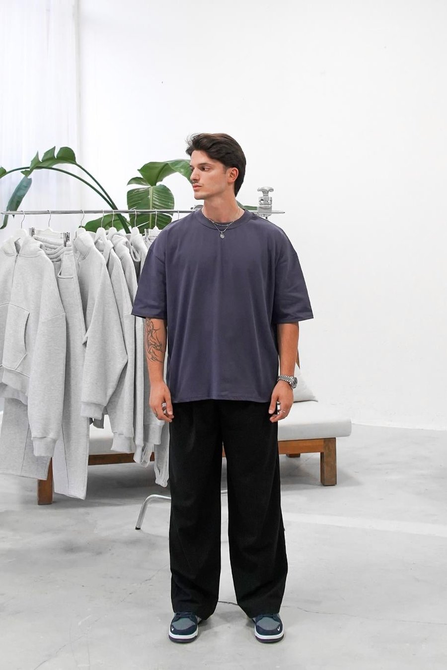 FÜME Cozy Basic Oversize Tişört