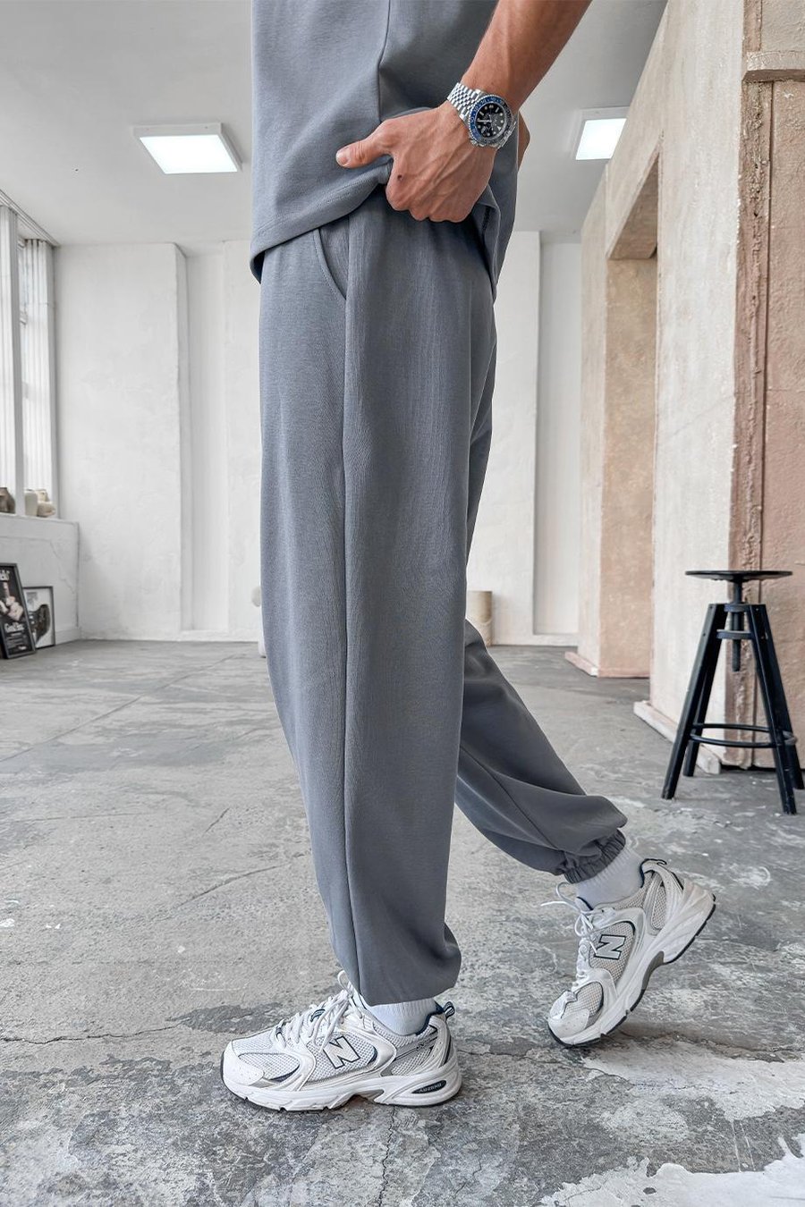 Füme Cozy Premium Basic Paça Lastik Eşofman