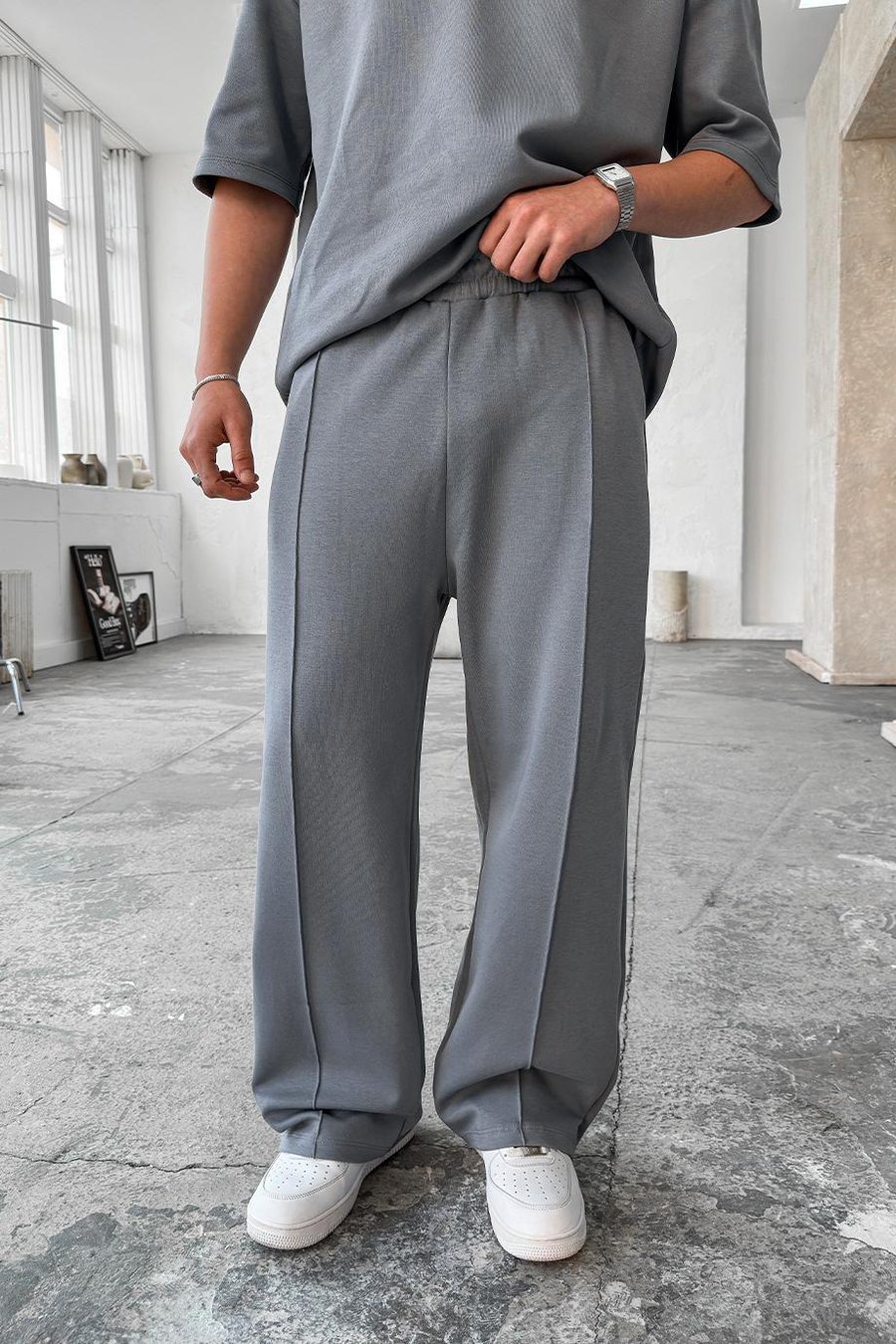 Füme Cozy Premium Çımalı Baggy Eşofman