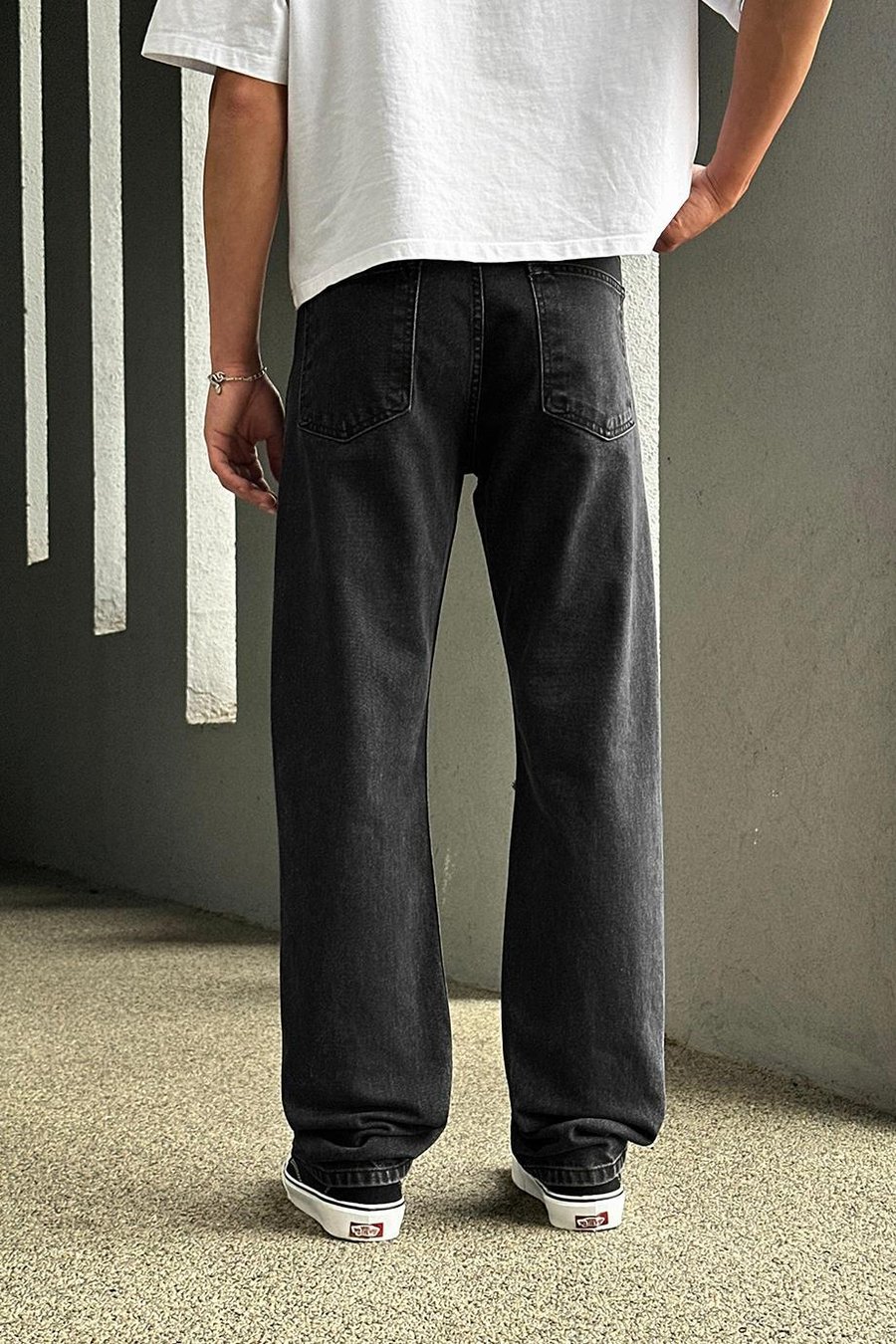 FÜME Dizi Yırtık R5 DL Baggy Pantolon