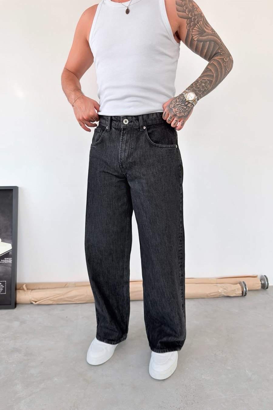 Füme Premium Basic Süper Baggy Fit Pantolon