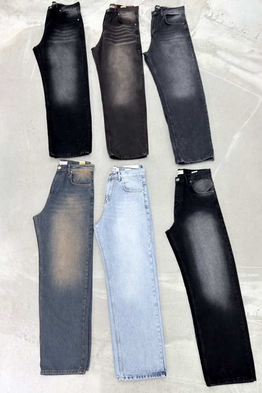 Füme Soft Degrade Basic Baggy Pantolon