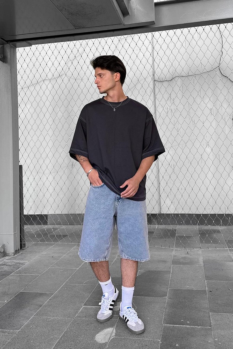 FÜME Ters Dikiş Z9 BS Boxy Fit Oversize Tişört