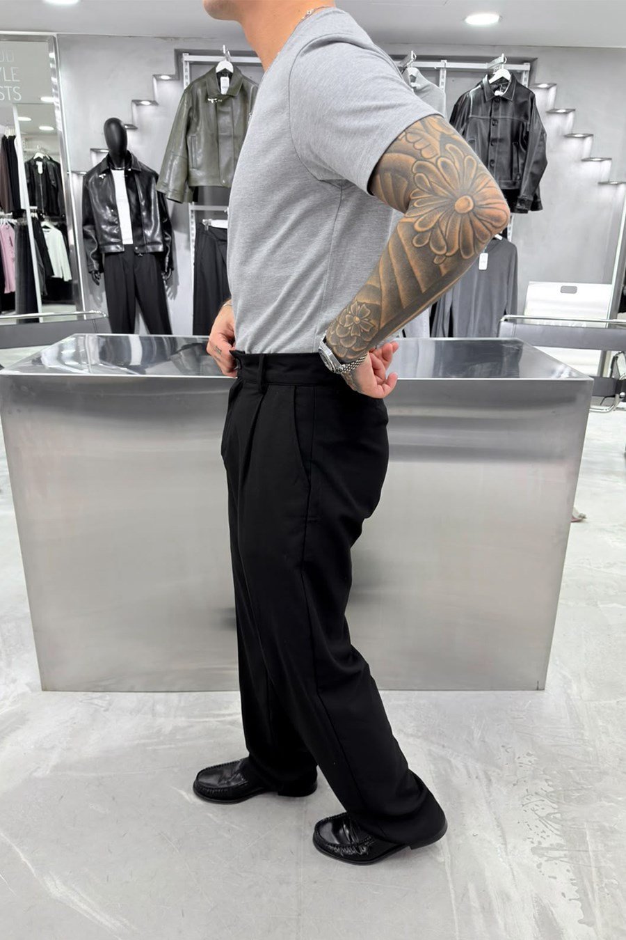 Gri Basic Premium Regular Tişört