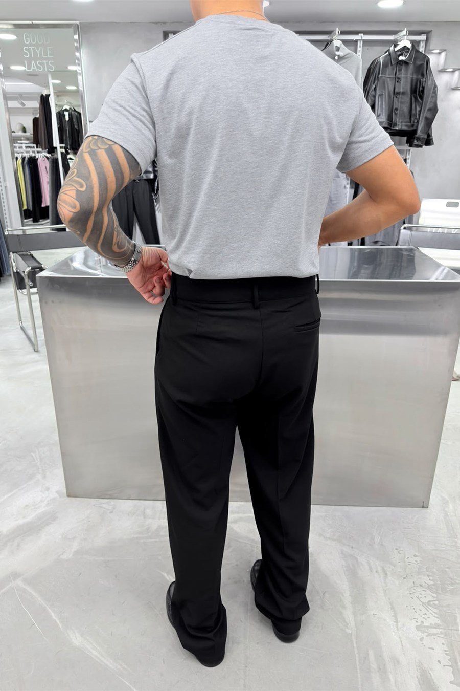 Gri Basic Premium Regular Tişört