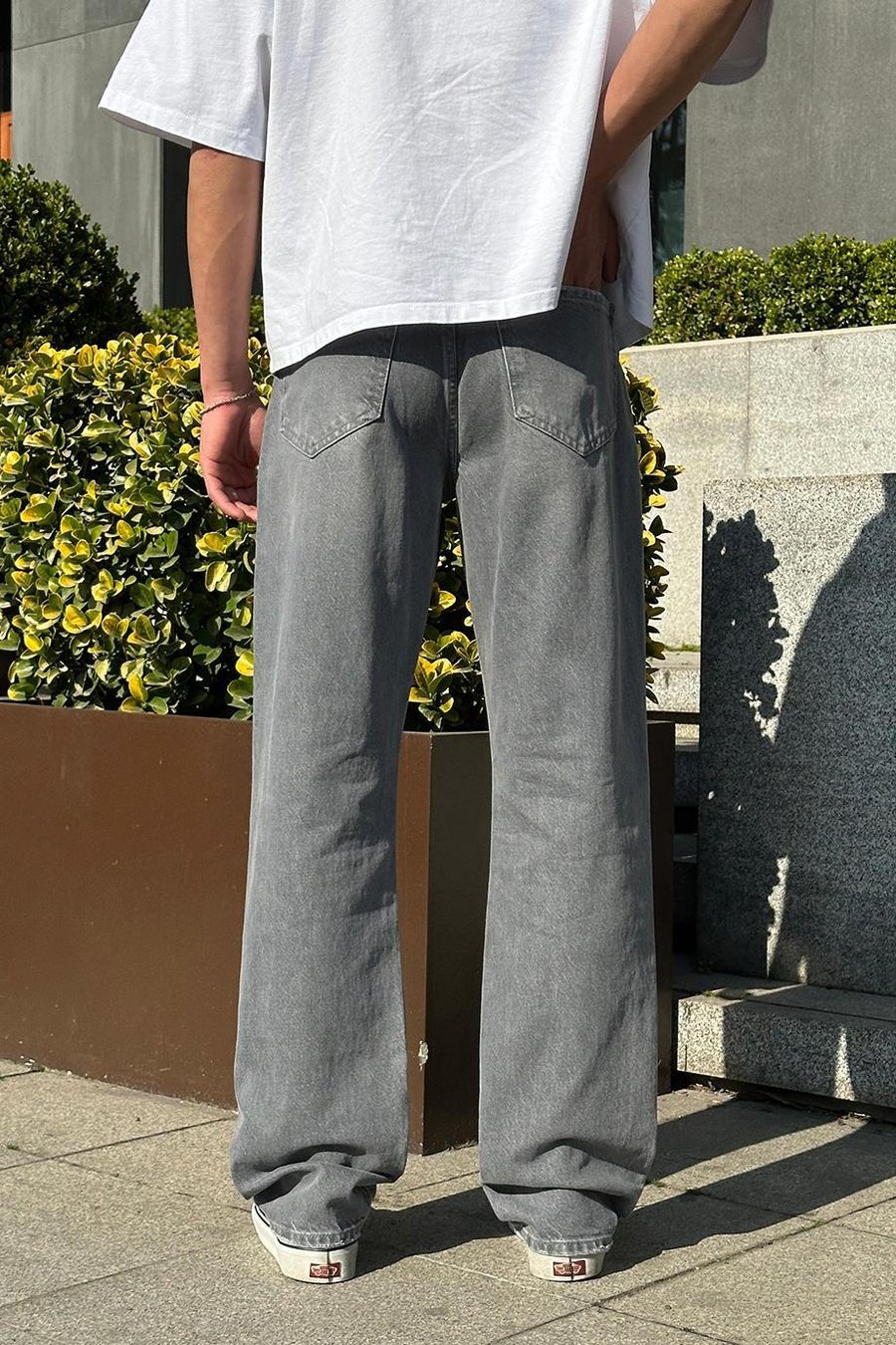 GRİ Dokulu  016 GD Baggy Pantolon
