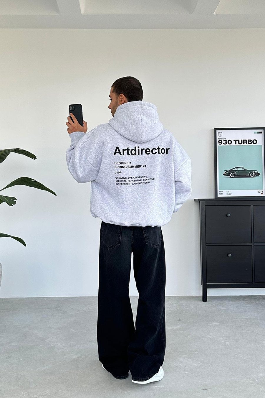Gri Melanj Art Director Oversize Sweatshirt