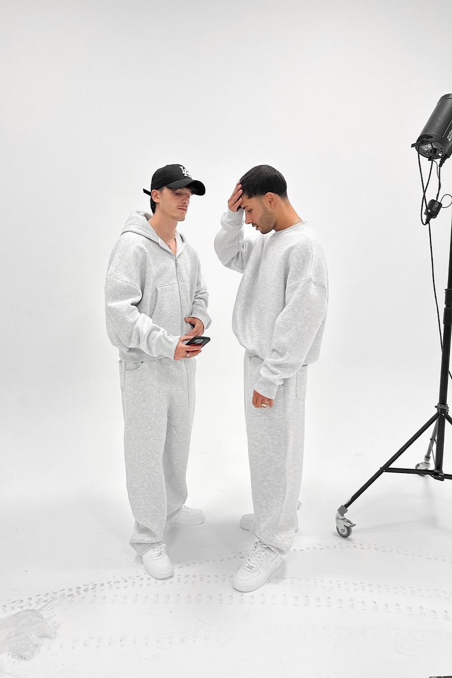 Gri Melanj Cozy Basic Oversize Sweat