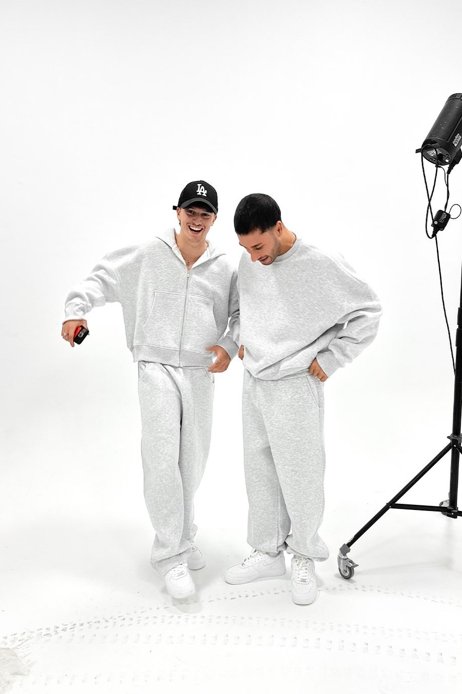 Gri Melanj Cozy Basic Oversize Sweat