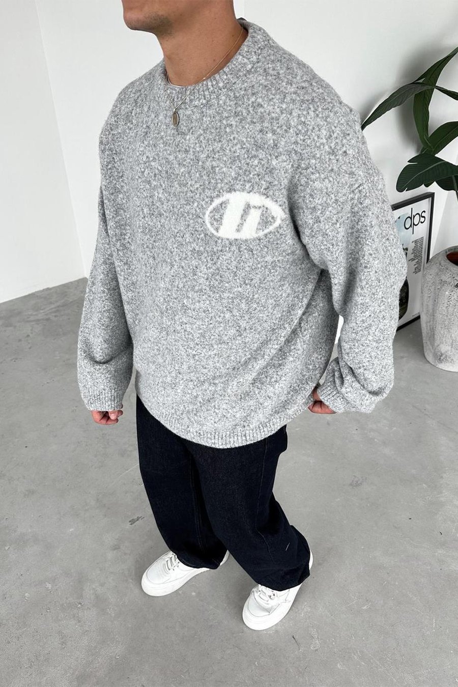 Gri Soft Premium Oversize Kazak
