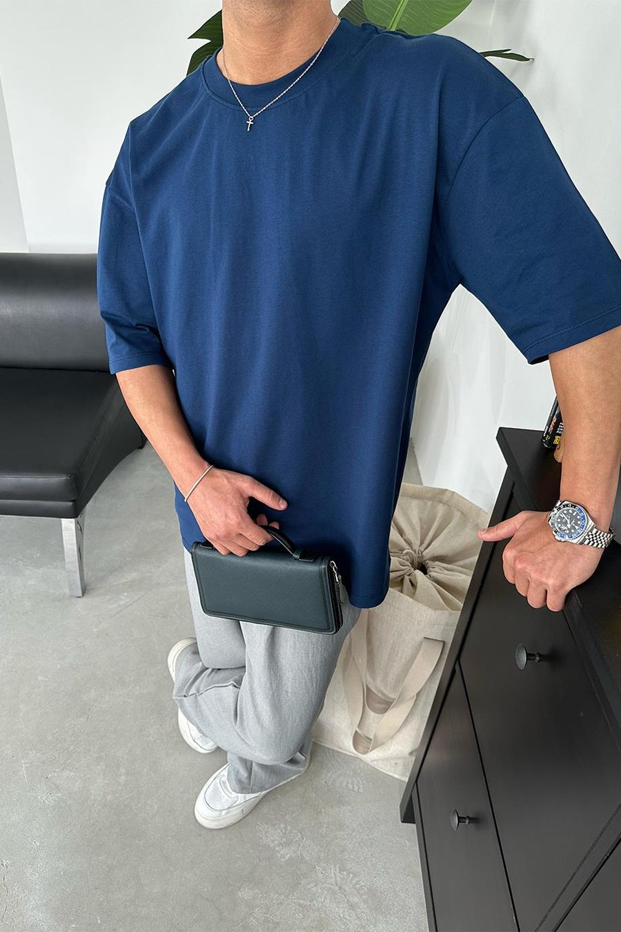 İndigo Cozy Basic Soft Oversize Tişört