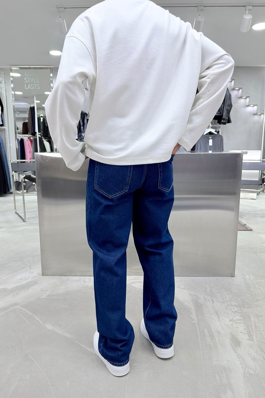 Koyu Mavi Basic Premium Baggy Pantolon