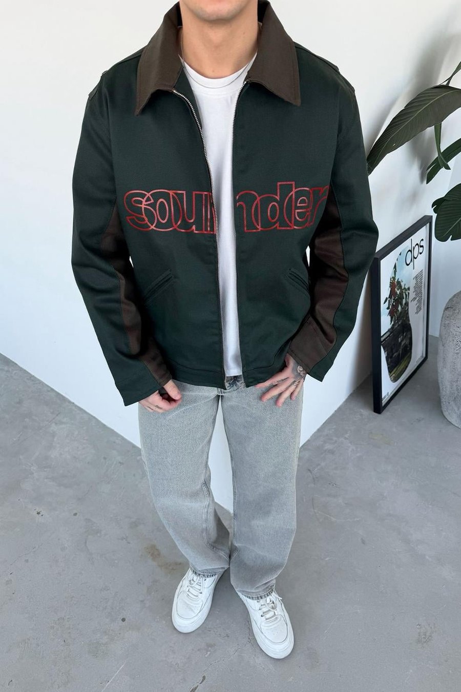 Koyu Yeşil Premium Oversize Ceket