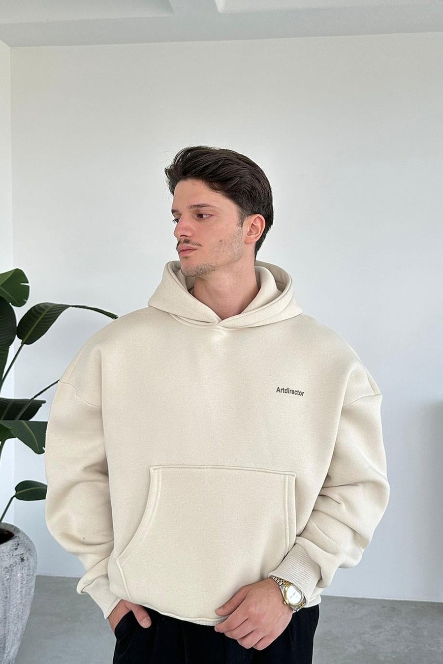 Krem Art Director Oversize Sweatshirt
