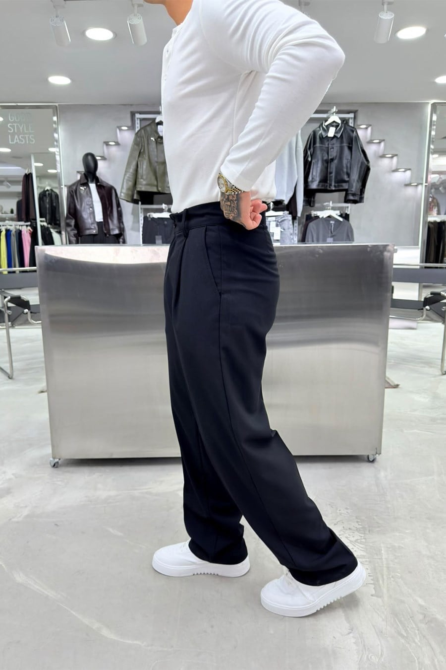 Lacivert Basic Premium Kumaş Pantolon