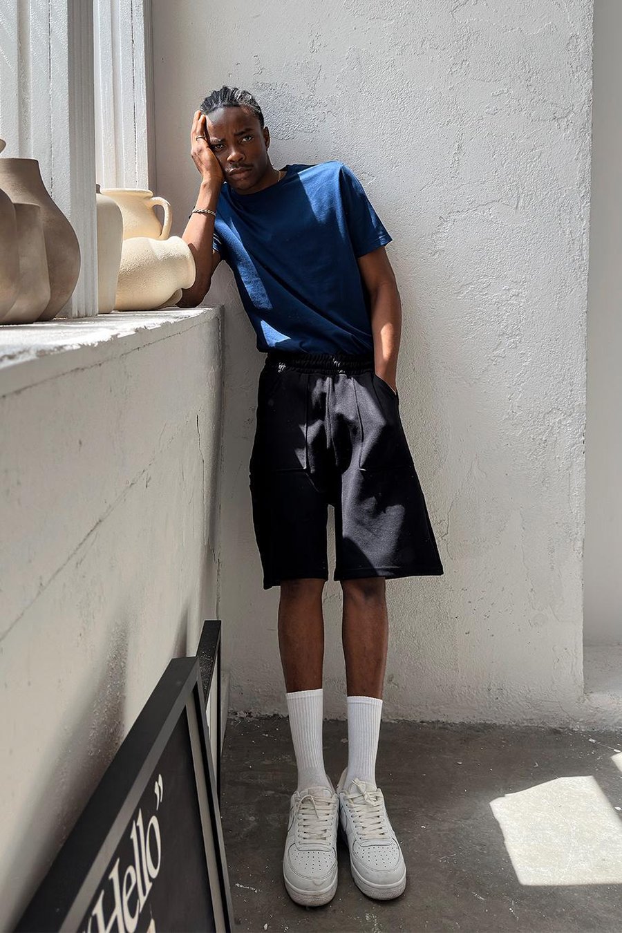 Lacivert Basic Premium Regular Fit Tişört