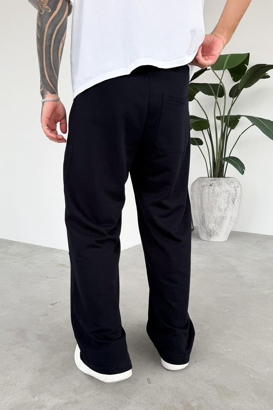 Lacivert Premium Patch Detay Baggy Eşofman